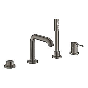 graphite hard brstet brusekombination kar- 4-huls brusearmatur essence grohe
