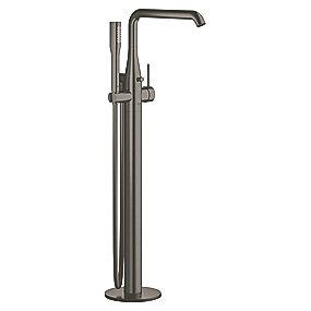 graphite hard brstet bruser med gulvmonteret kar til termostatarmatur essence grohe