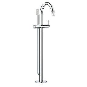 krom gulvmonteret kar til termostatarmatur new atrio grohe