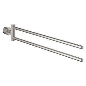 supersteel svingbar armet 2 hndkldeholder new atrio grohe