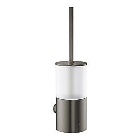 graphite hard brstet metal glas materiale holder toiletbrstebrste new atrio grohe