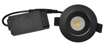 sort mat 85mm 95 cri lumen 340 4000k 5w led profile low velia - nordtronic