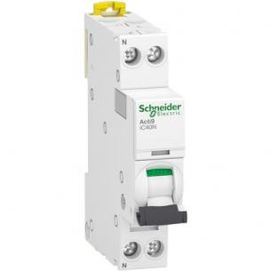 ic40n 10ka 6 18mm modul 1 n 1p 13a c automatsikring schneider