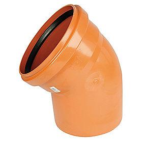 en1401 sn4 indstiksmuffe kort med 45 160mm bjning pvc