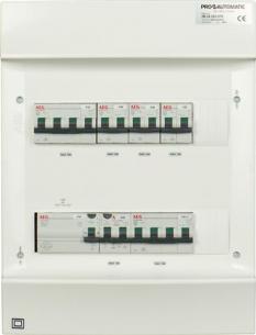 n 1p 3xc13 n 3p 2xc16 kombiafbryder 1xc13a 40 1xhpfi 1xd02 hvid modul 2x12 m2 200 frdigmonteret gruppetavle