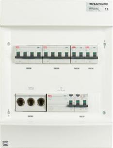 n 1p 2xc13 n 3p 2xc16 kombiafbryder 1xc13a 40 1xhpfi 1xd02 hvid modul 2x12 150m2 frdigmonteret gruppetavle