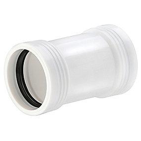 hvid 32mm dobbeltmuffe pp wafix wavin