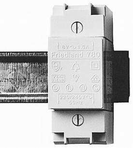 din-skinne t 1a 8v ringetrafo friedland