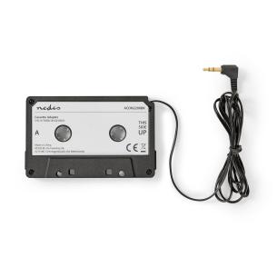 sort m 00 1 kabellngde mm 5 3 kassetteadapter aux audio bil nedis
