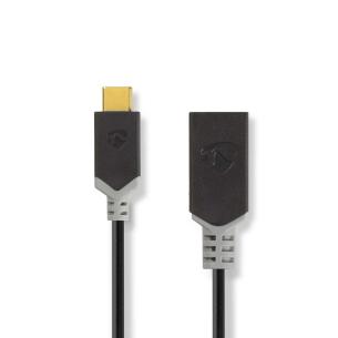 box window anthracite pvc pvc runde m 15 0 lige nikkelplateret hun usb-a han type-c usb 1 gen 2 3 usb usb-adapter