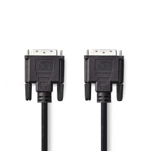 plastikpose sort pvc m 0 10 nikkelplateret 1080p han 1-pin 24 dvi-d han 1-pin 24 dvi-d dvi-kabel