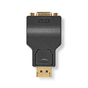 ls euro med box window anthracite abs lige guldplateret hun vga han displayport adapter displayport