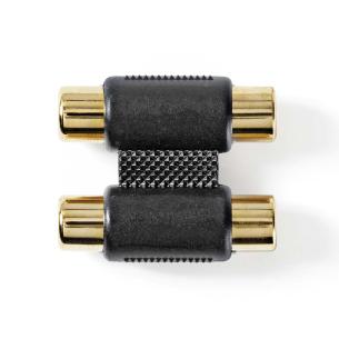 box window stk 1 anthracite abs lige guldplateret hun rca 2x hun rca 2x adapter audio stereo