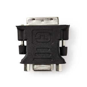 box sort pvc lige nikkel hun vga han 5-pin 24 dvi-i dvi-adapter