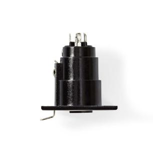 plastikpose stk 1 sort metal mm 0 5 kabeldiameter chassis nikkelplateret hun lige xlr-stik