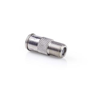 plastikpose stk 10 slv metal lige ohm 75 nikkelplateret hun f quick han f adapter antenne satellit