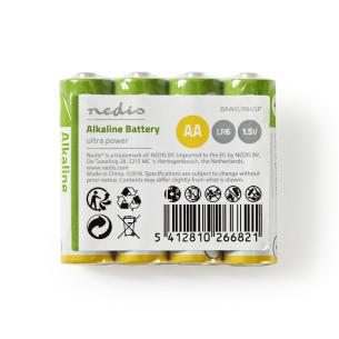 minipakke stk 4 v 50 1 aa batteri alkaline
