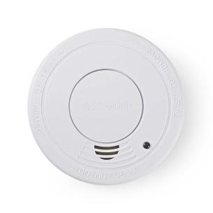 stk 1 hvid abs db 85 testknap med pause-knap med 14604 en r 1 til op levetid batteri batteri rgalarm nedis