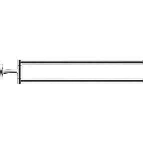 krom arme svingbare 2 hndkldeholder t starck duravit