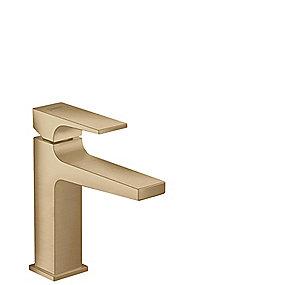 bronze brstet bundventil push-open med hndvaskarmatur 110 metropol hansgrohe