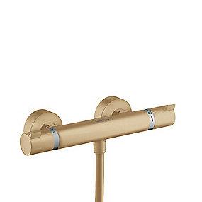 bronze brstet termostatarmatur comfort ecostat hansgrohe
