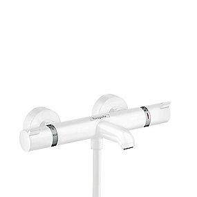 hvid mat brus kar til termostatarmatur comfort ecostat hansgrohe