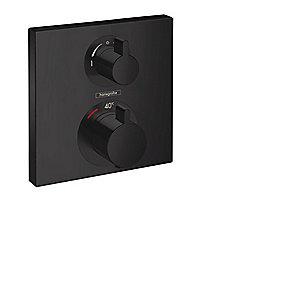 sort mat udtag 2 til afsprring med indbygning til termostat square ecostat hansgrohe