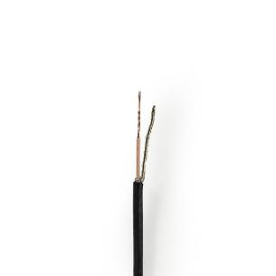 rulle hvid pvc runde m 0 100 eca afskrmet enkelt ohm 75 rg174 kabel coax