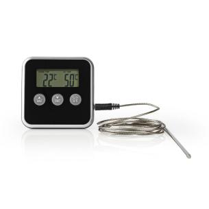 timer display digitalt c 0-250 stegetermometer nedis