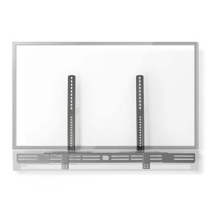 sort stl justerbar dybde dybdejustering kg 10 et tv p fastmonteret universal beslag soundbar nedis