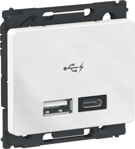 hvid 4a 2 c a type lader usb opus66