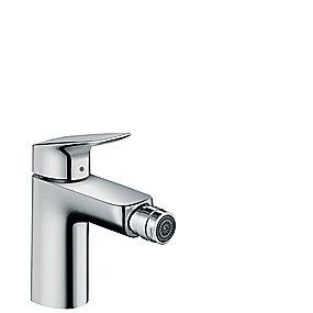 krom bundventil med bidetarmatur 100 logis hansgrohe