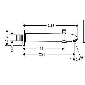 krom omsk m 228mm s e kartud hansgrohe