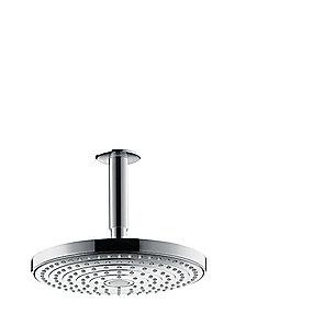 240mm vandbegrnser eco med loftmontage med 2jet hovedbruser s240 select raindance hansgrohe