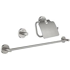 supersteel papirholder krog hndkldeholde 1 i 3 tilbehrsst essentials grohe