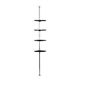 sort 280cm 35x35 huller nul hylder 4 med hjrnehyldesystem erica2000