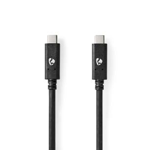 box window sort pvc runde m 00 1 nikkelplateret w 100 gbps 10 han type-c usb han type-c usb 2 gen 2 3 usb usb-kabel