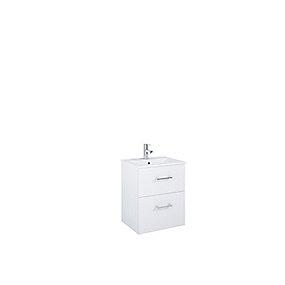 hjglans hvid vask skuffer 2 mbelskab cm 50 image