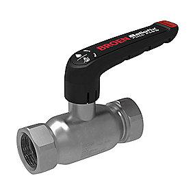 stl forzinket muffe-muffe hndtag med dn25 1 flow full kuglehane ballofix broen