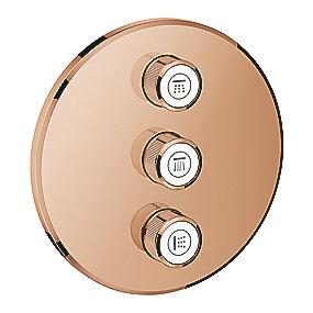 sunset warm st kontrol volume triple forplade smartcontrol grohtherm grohe