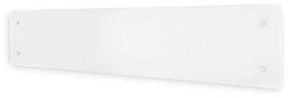 hvid 222x1368mm wifi med 230v 1000w kwt 10 l clea varmeliste glas adax