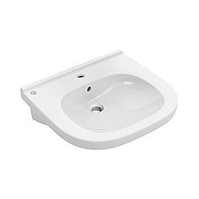hvid hanehul med 560mm hndvask care gustavsberg