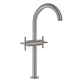 supersteel xl str fritstende hndvaskarmatur togreb atrio grohe
