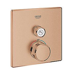sunset warm brstet ventil en med indbygning til termostat 1sc smartcontrol grohtherm grohe