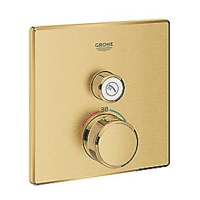 sunrise cool brstet ventil en med indbygning til termostat 1sc smartcontrol grohtherm grohe