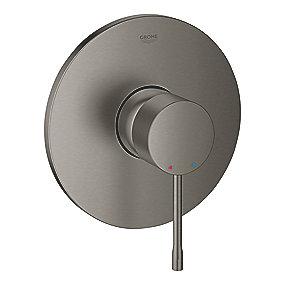graphite hard brstet indbygning uden forplade bruser essence grohe