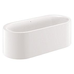 hvid fritstende 575x800x1800mm badekar essence grohe