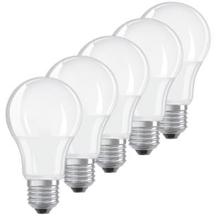 pakning stk 5 mat dmpbar ikke lumen 806 e27 hvid varm - 827 5w 8 standardpre led ledvance