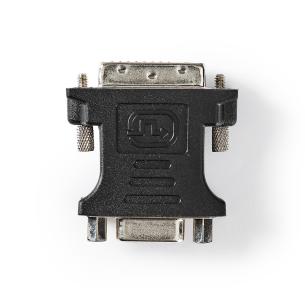 plastikpose sort pvc lige nikkel hun vga dvi-d dvi-adapter