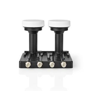 sort db 52-67 konverteringsydelse db 85 0 stjfigurinterval f-connector 4x udgangsforbindelse 0 6 monoblock quad lnb